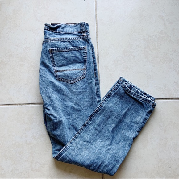 Mens Rustic Blue Jeans Medium Wash 293 